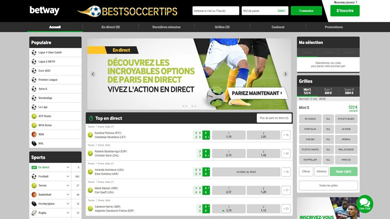 Betting in Belgium: Betway
