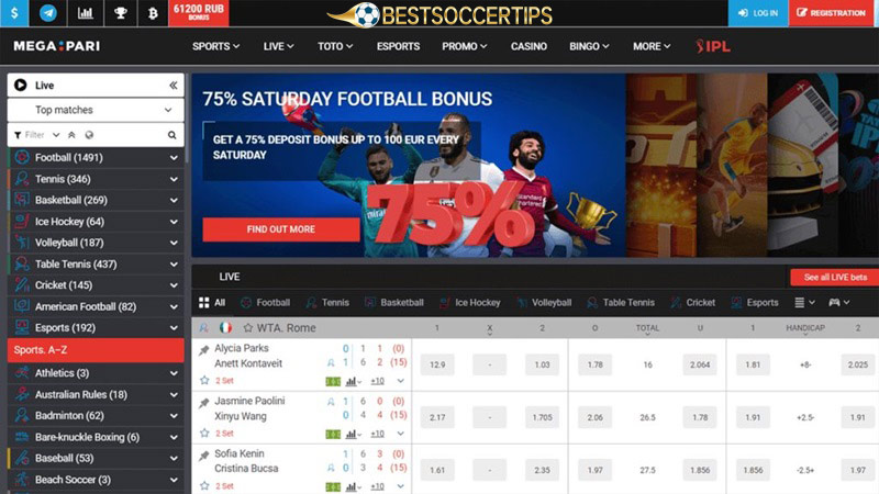 Betting sites Belgium: Megapari