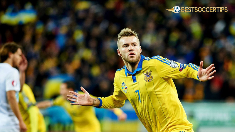 Best player in Ukraine: Andriy Yarmolenko
