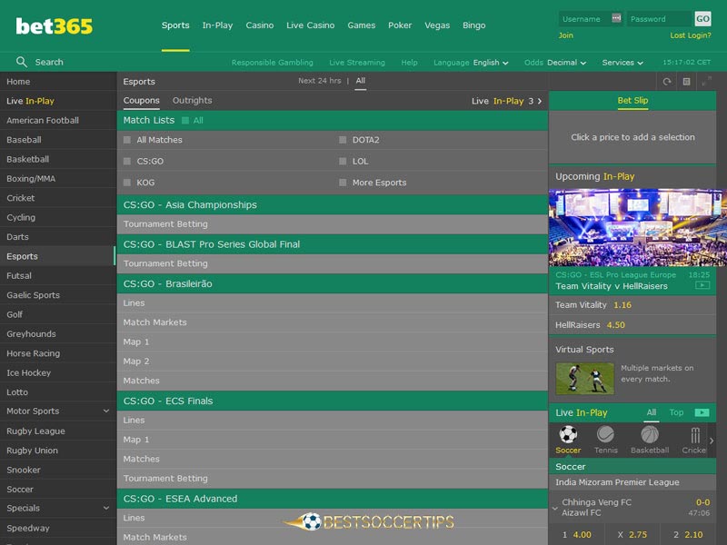 Bet365 - Moldova betting sites