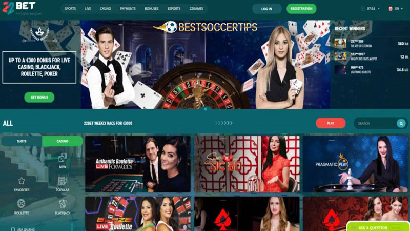 Best betting site in Bangladesh: 22Bet