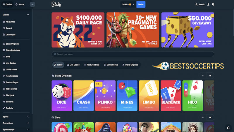 Betting sites in India: Stake