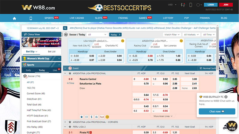 Best betting sites in Iran: W88