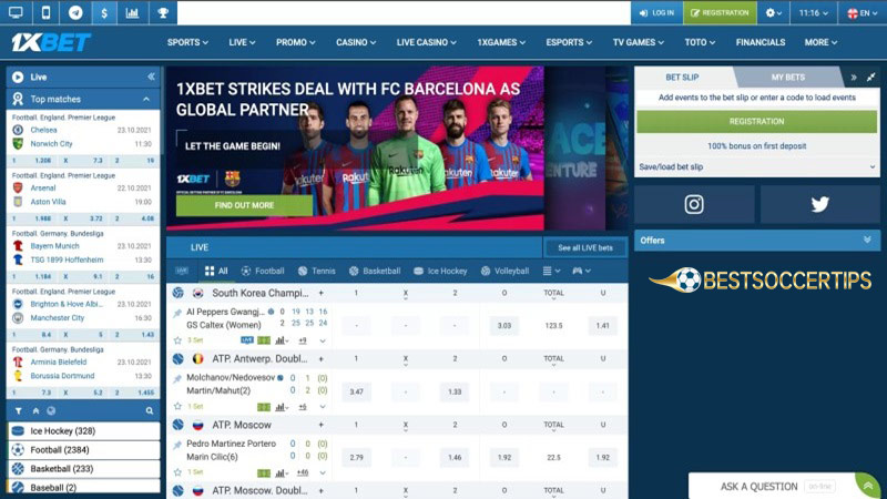 Best betting sites in Iran: 1xBet