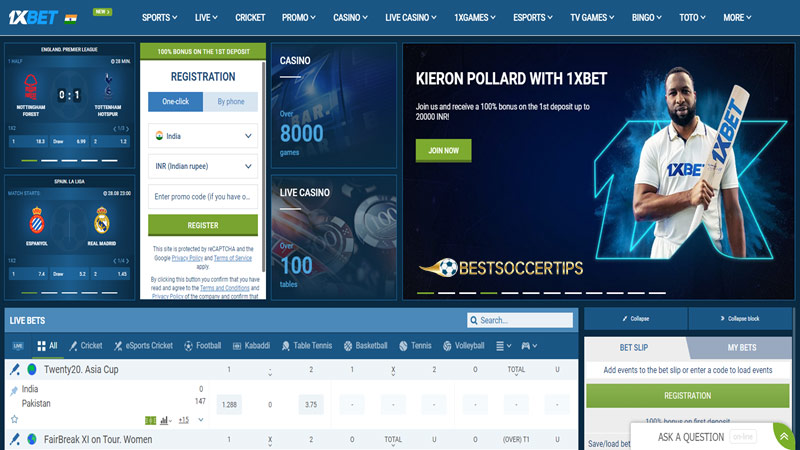 Bolivia gambling: 1xBet