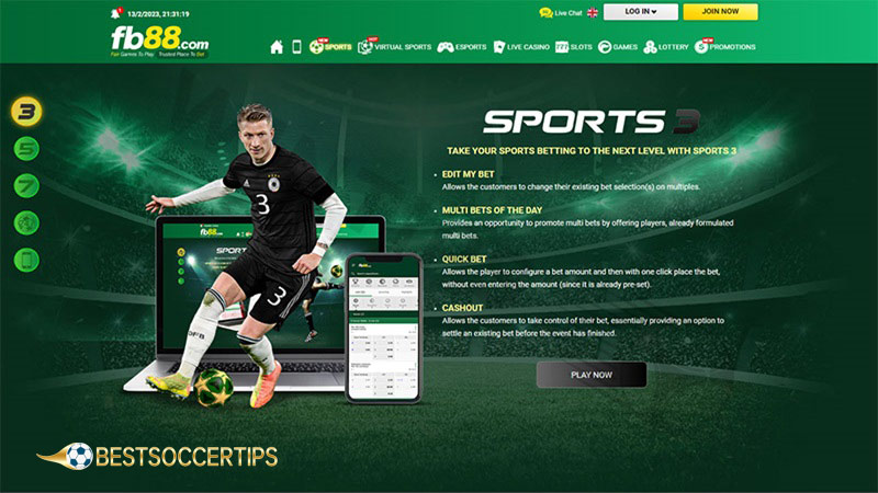 England sports betting sites: FB88