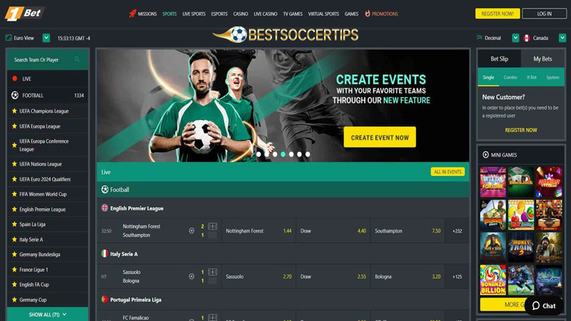 Betting sites Bulgaria: 1Bet