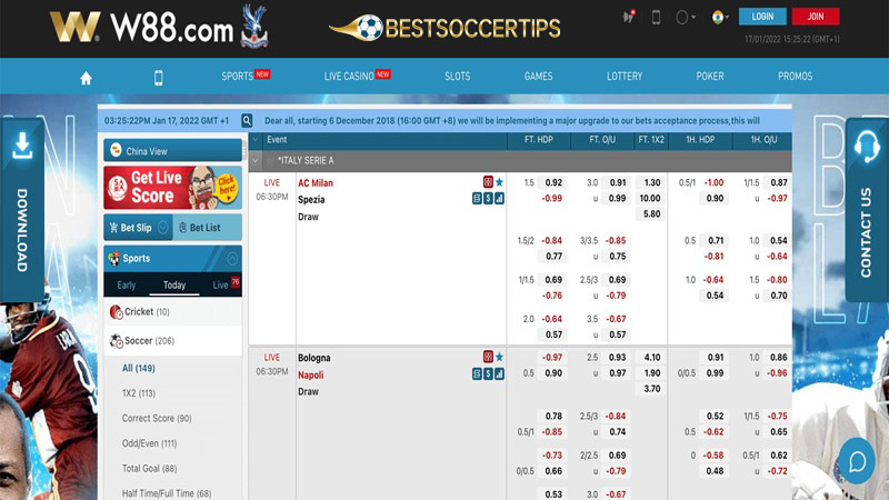 Costa rica sportsbooks: W88