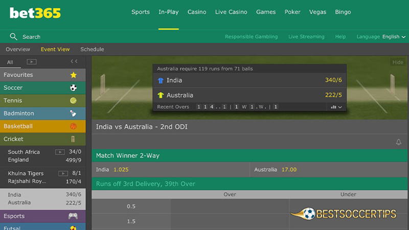 Sports betting costa rica: Bet365