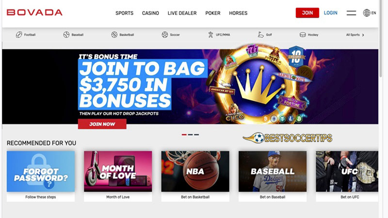 Costa rica sportsbook: Bovada