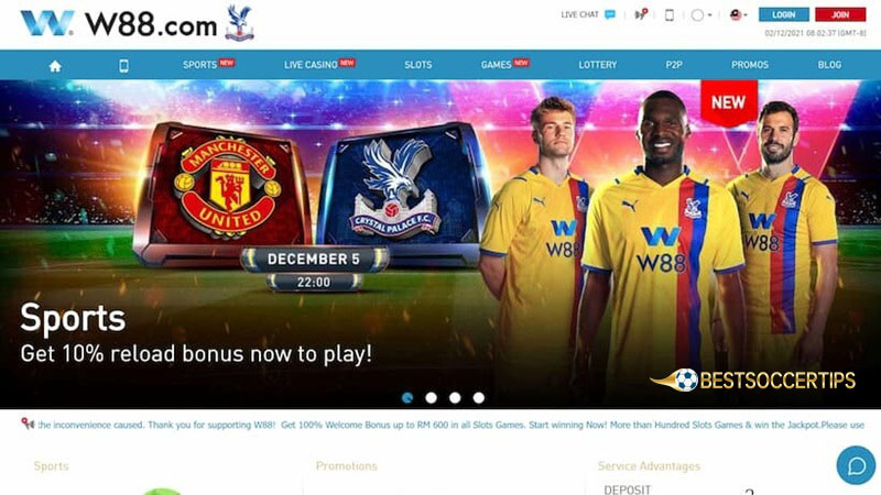 Best betting sites Denmark: W88