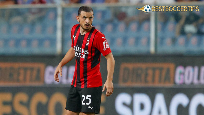 Famous soccer players with number 25: Alessandro Florenzi (AC Milan)