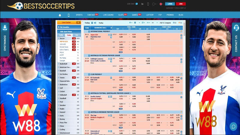 Betting sites France: W88