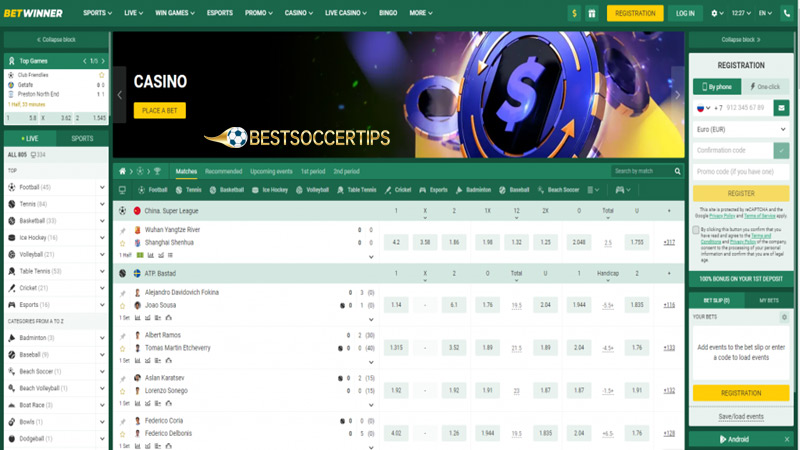 Best betting sites Hong kong: Betwinner