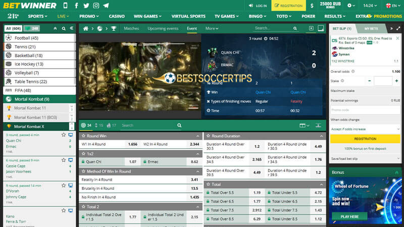 Betting sites Hungary: BetWinner