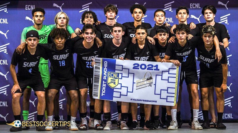 The best soccer academy in USA: San Diego Surf SC Academy