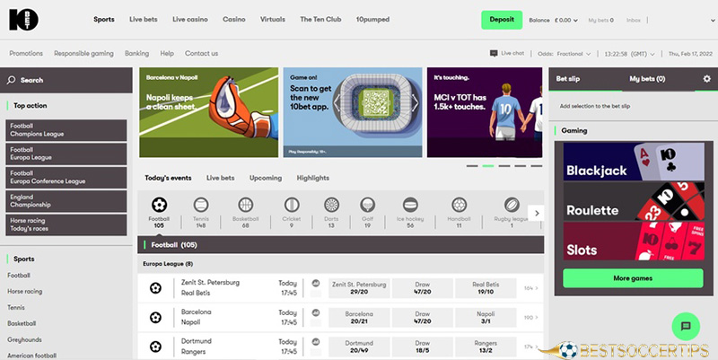 10Bet - Betting exchange sites in Pakistan
