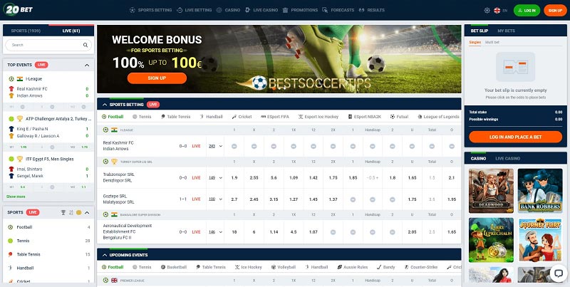 20Bet - South Korea betting sites