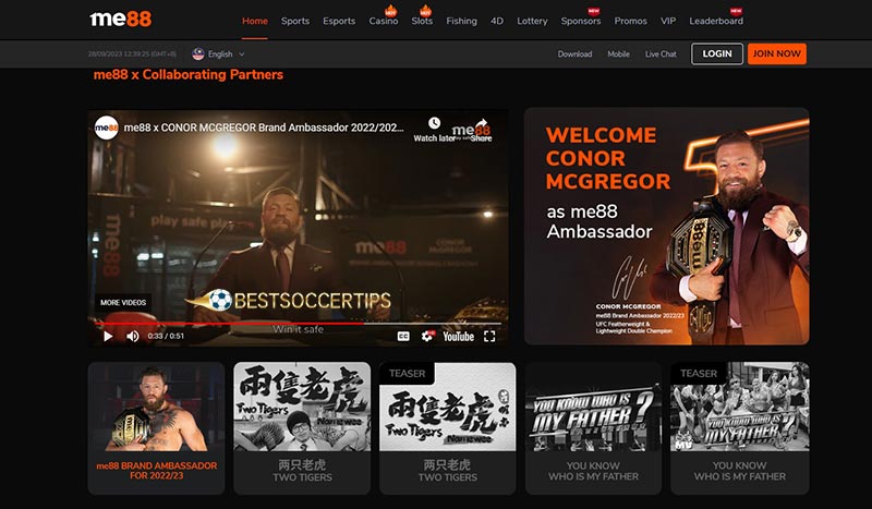 Me88 - Best online betting sites Singapore