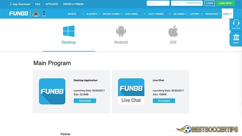 Best sports betting app for beginners: Fun88 App