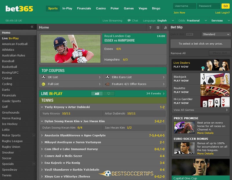 Bet365 - Best betting sites Spain