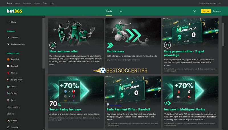 Bet365 - Sports betting site Poland