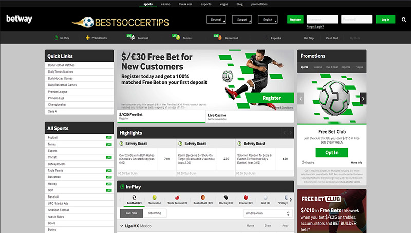 Betway - Bet sites Greece