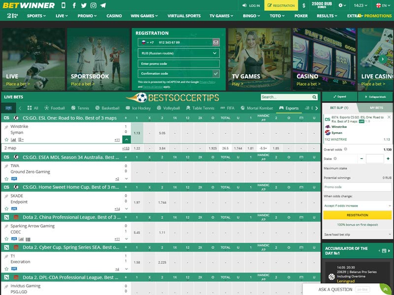 BetWinner - Ukraine betting sites