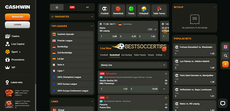 CashWin - Top sports betting sites Panama