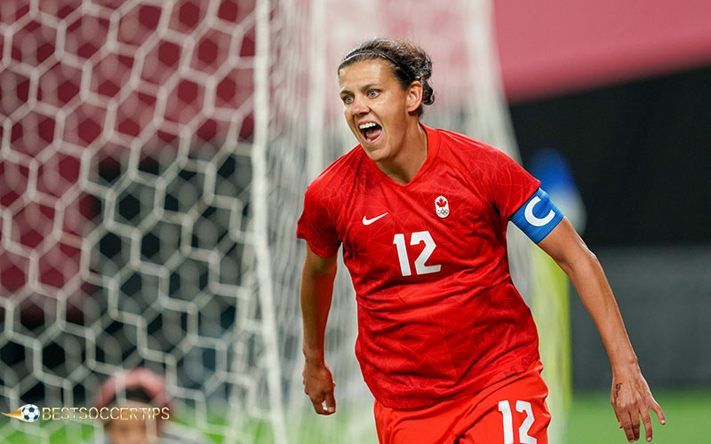 Christine Sinclair - Best female american football player