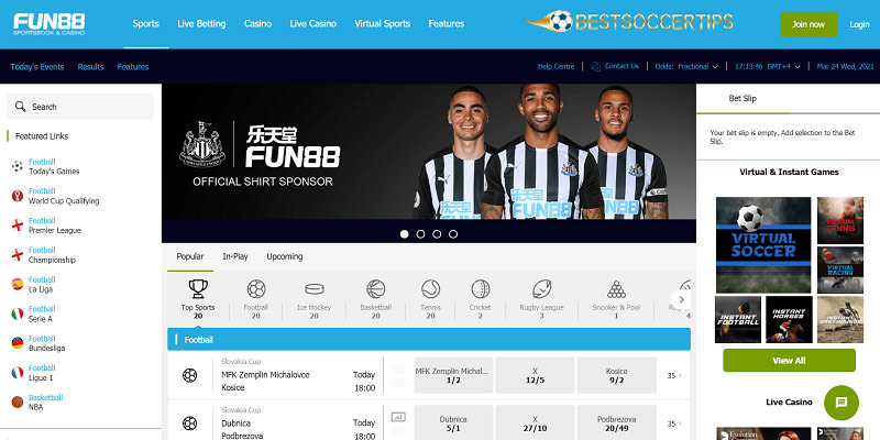 Fun88 - Betting sites Latvia