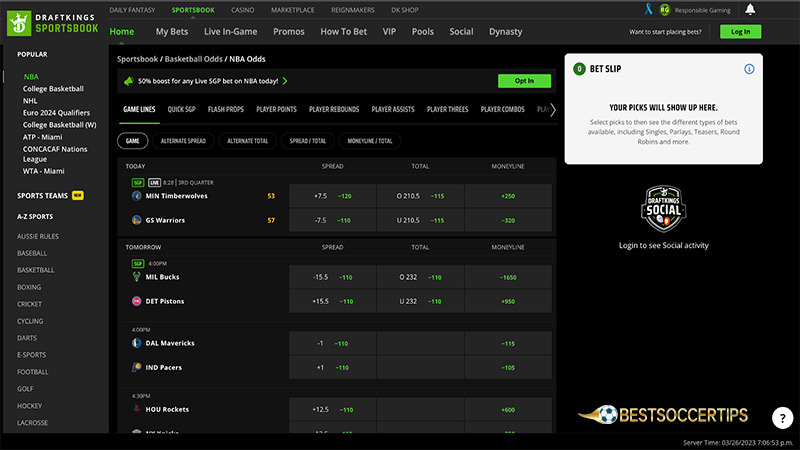 Best lacrosse betting sites: DraftKings
