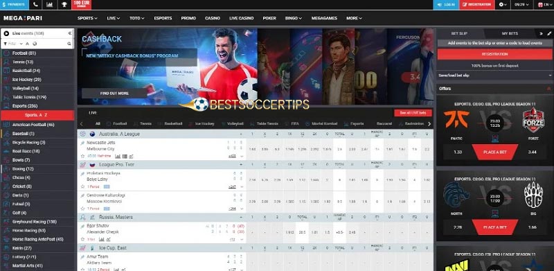 Megapari - Best betting sites in Poland