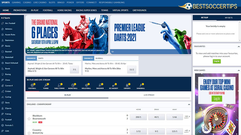 Best bandy betting sites: Coral