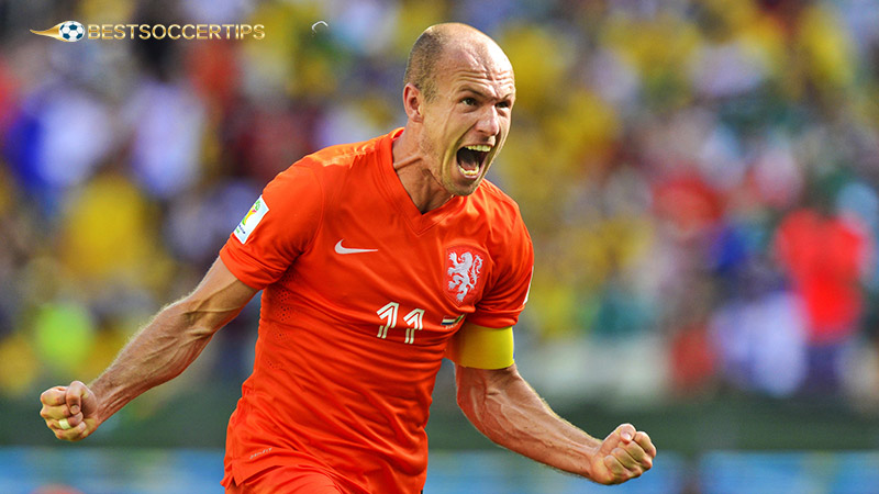 Arjen Robben - Most left footed goals