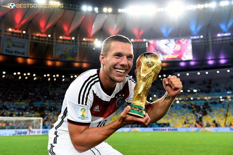 Lukas Podolski - Most left footed goals