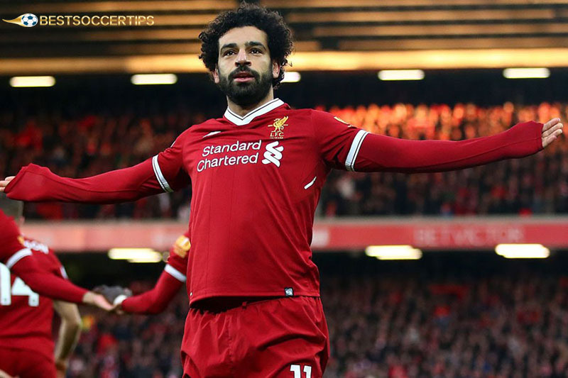 Mohamed Salah - Most left footed goals