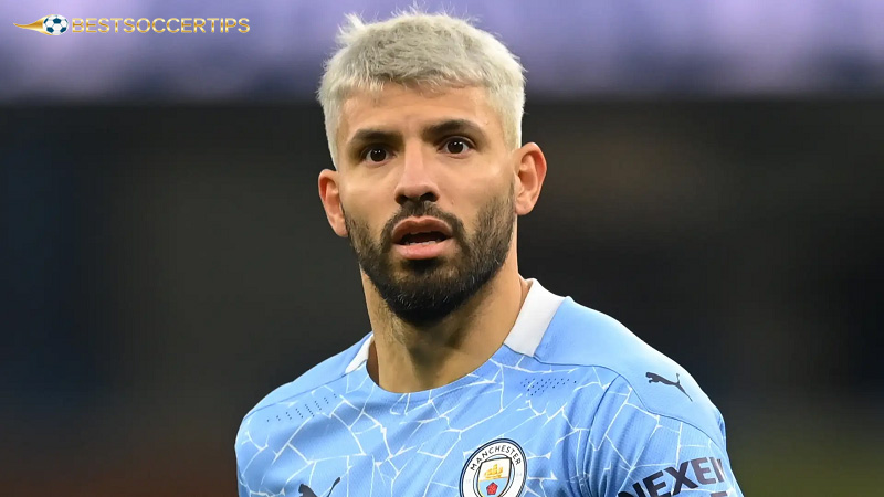 Sergio Agüero - Most right footed goals