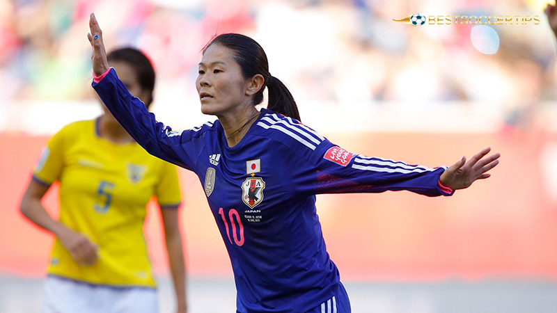 Homare Sawa - Top goal scorers women's world cup