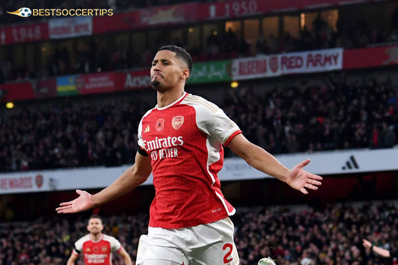 William Saliba - World best center backs in football