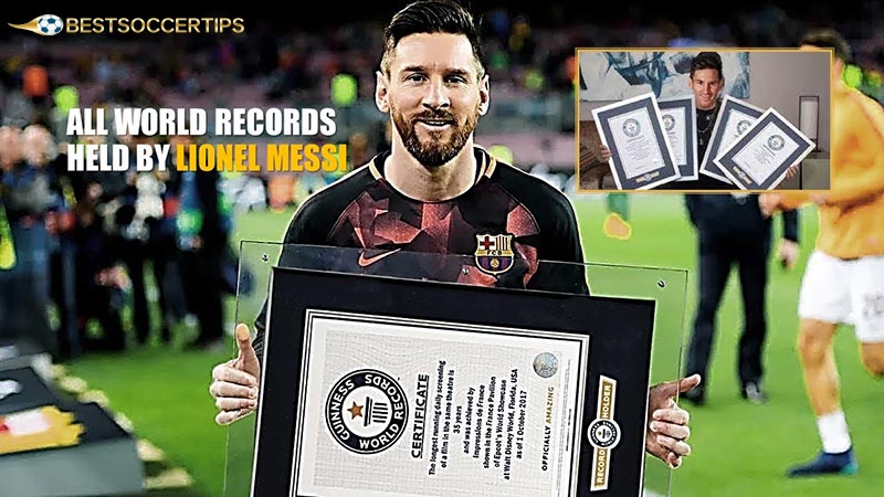 How many guinness world records does messi have? Achievements of the Argentine