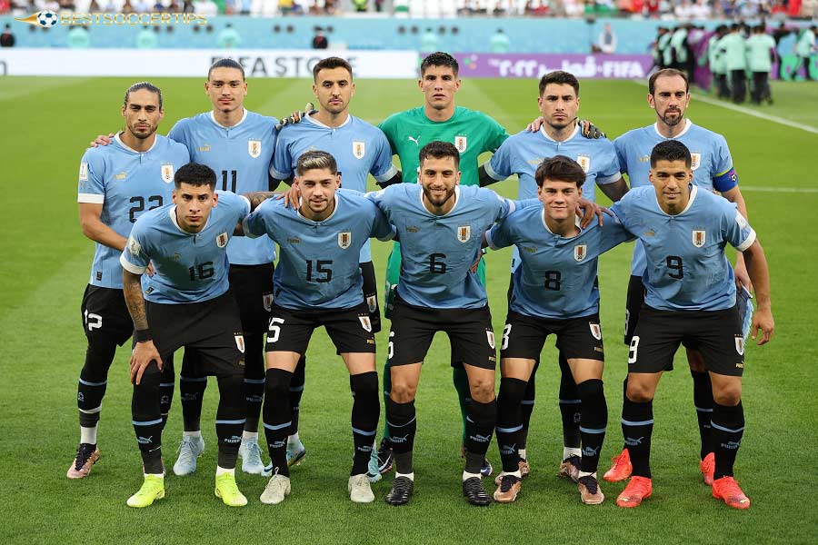 Which country has the most soccer players - Uruguay