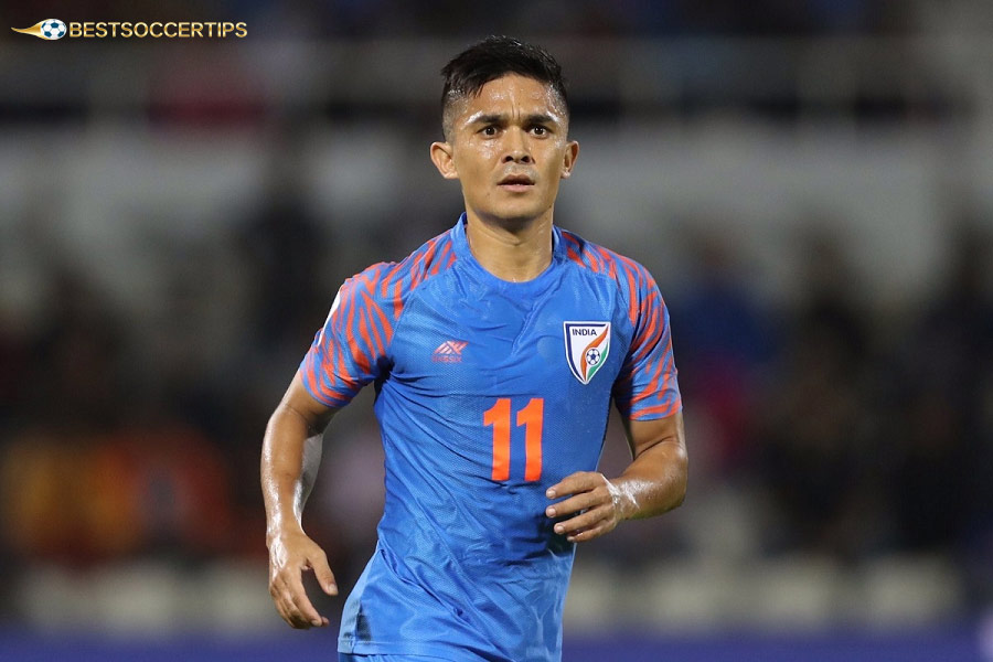Sunil Chhetri - Players most international goals