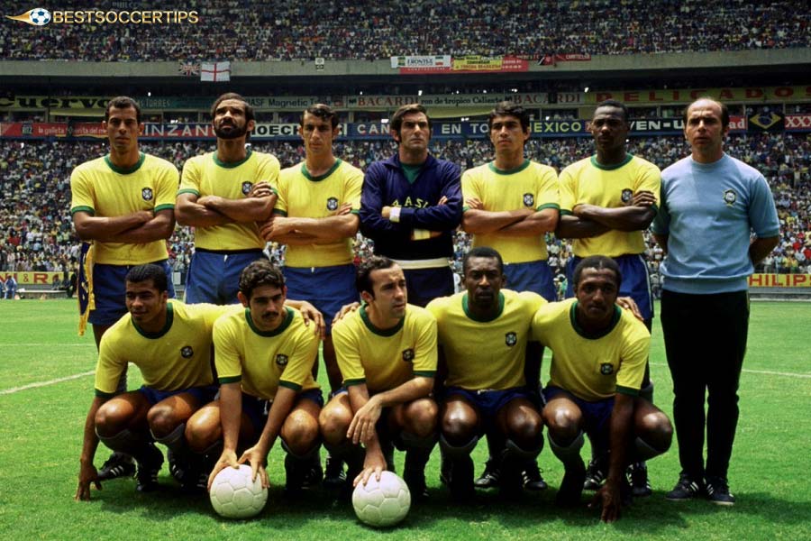 Brazil (1970) - FIFA world cup all time team