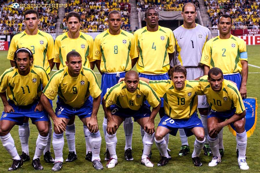 Brazil (2002) - FIFA world cup all time team
