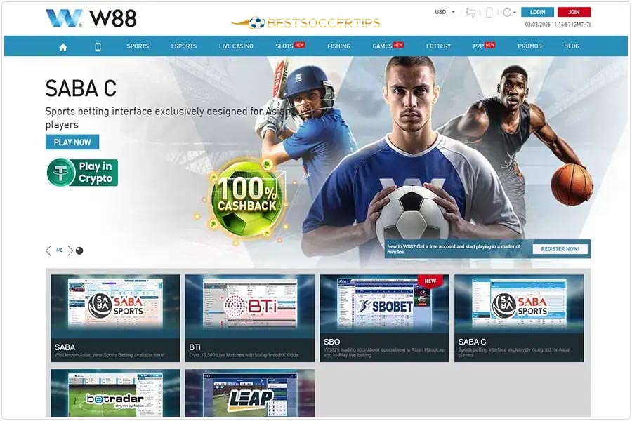 W88 is a reputable bookmaker, offering a variety of bets and attractive rates