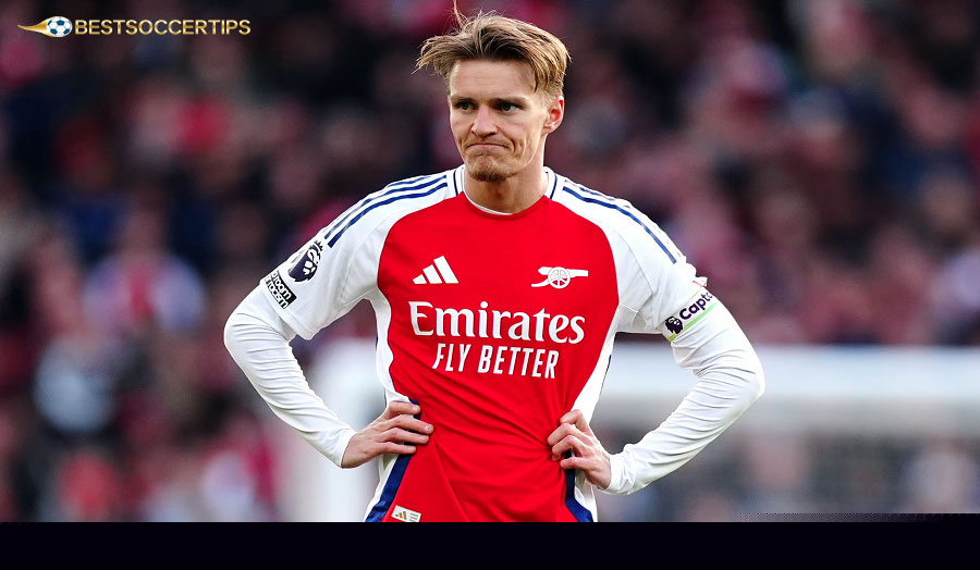 With great vision and attractive appearance, Odegaard is the heart of Arsenal