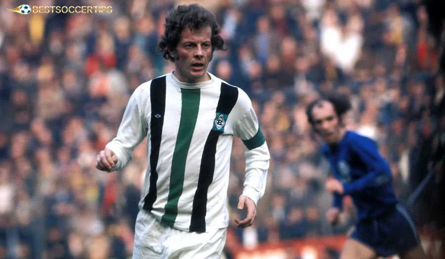 Herbert Wimmer - The durable midfielder, a mainstay in the midfield, contributed to Gladbach's golden age